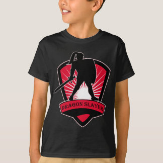Camiseta T-shirt do assassino do dragão do cavaleiro