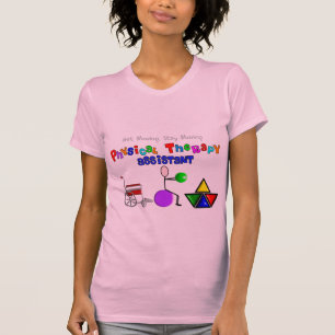 Camiseta T-shirt do assistente da fisioterapia