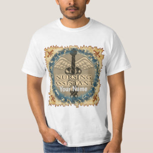 Camiseta t-shirt do Assistente de Enfermagem Caduceus
