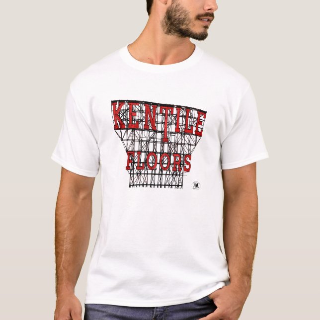 Camiseta T-shirt do assoalho do Kentile dos homens (Frente)