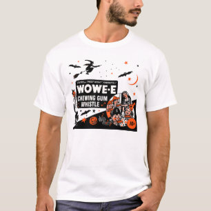 Camiseta T-shirt do assobio do Dia das Bruxas Wowe-e