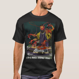 Camiseta T-shirt do ataque do risco do mutante do DJ JS-1