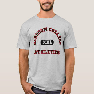 Camiseta T-shirt do atletismo da faculdade de Barsoom