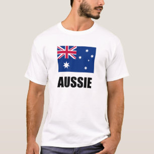 Camiseta T-shirt do Aussie dos homens