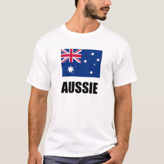 Camiseta T-shirt do Aussie dos homens