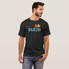 Camiseta T-shirt do AUTM dos homens - preto
