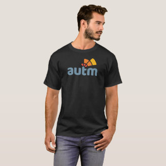 Camiseta T-shirt do AUTM dos homens - preto