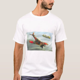 Camiseta T-shirt do avião do Oscar Ki-43