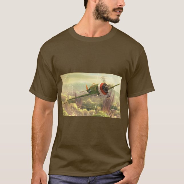Camiseta T-shirt do avião P-47 (Frente)