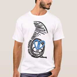 Camiseta T-shirt do azul do amor de Humppa