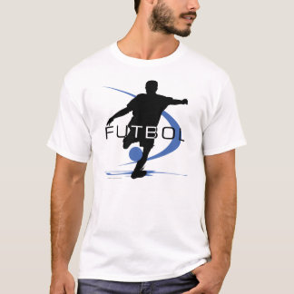 Camiseta T-shirt do azul do futebol do futebol
