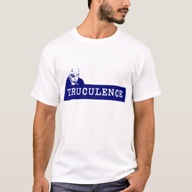 Camiseta T-shirt do azul do Truculence (Frente)