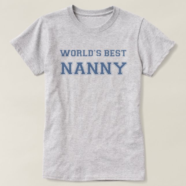 Camiseta T-shirt do baby-sitter do mundo o melhor (Frente do Design)