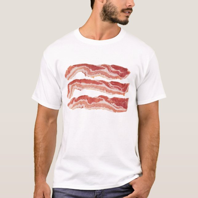 Camiseta T-shirt do bacon (Frente)