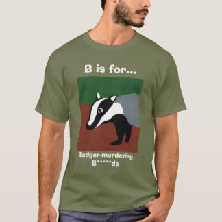 Camiseta t-shirt do badger cull