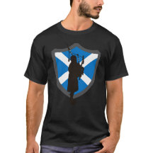 T-shirt do Bagpipe do escocês