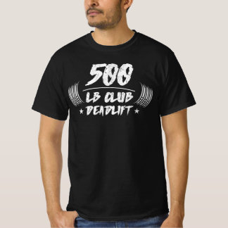 Camiseta T-Shirt do Banco de Estaca de 500 Quilos