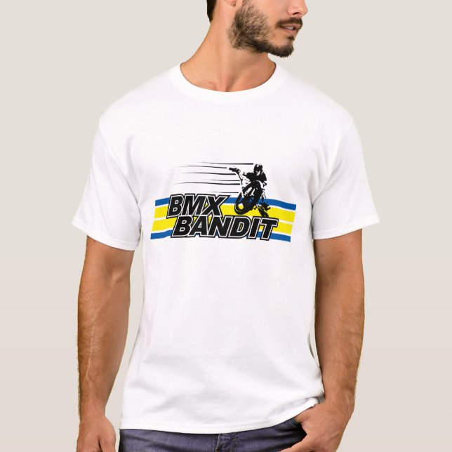 Camiseta T-shirt do bandido de BMX (Frente)