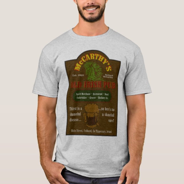 Camiseta T-shirt do bar de McCarthy (Frente)