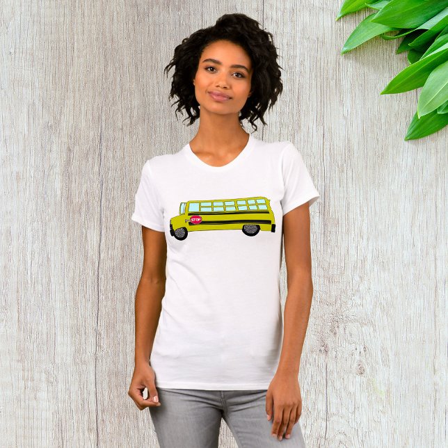 Camiseta T-Shirt do Barramento Verde (Criador carregado)