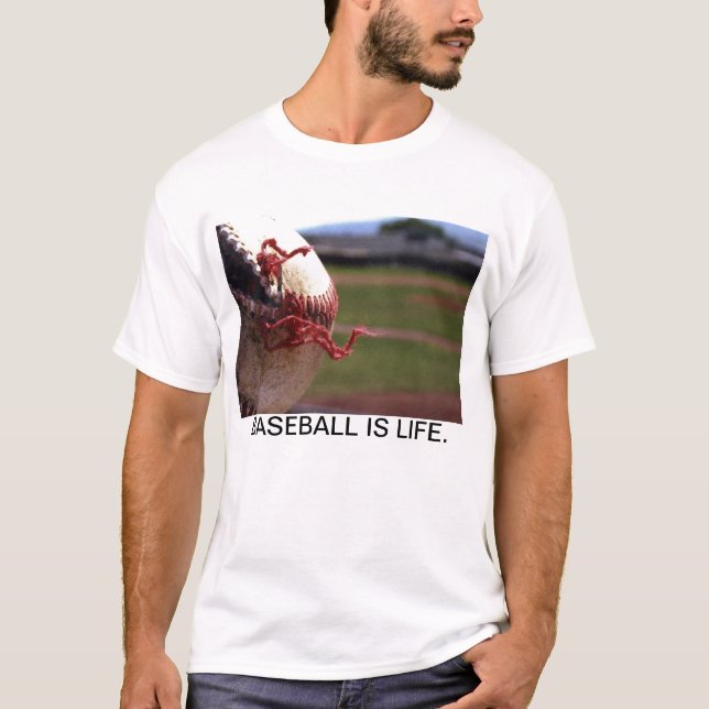 Camiseta T-shirt do basebol (Frente)
