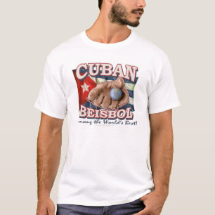 Camiseta T-shirt do basebol de Beisbol do cubano