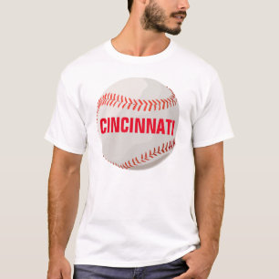 Camiseta T-shirt do basebol de Cincinnati