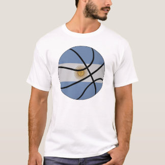 Camiseta T-shirt do basquetebol de Argentina