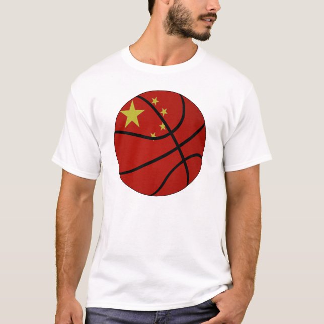 Camiseta T-shirt do basquetebol de China (Frente)