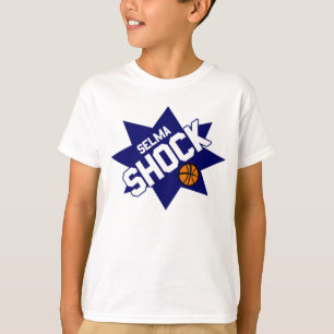 Camiseta T-shirt do basquetebol de choque de Selma