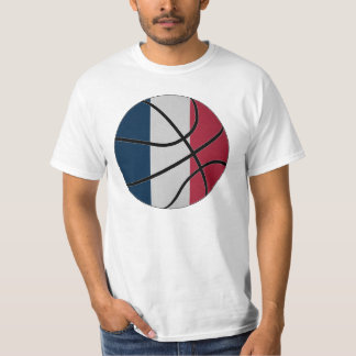 Camiseta T-shirt do basquetebol de France