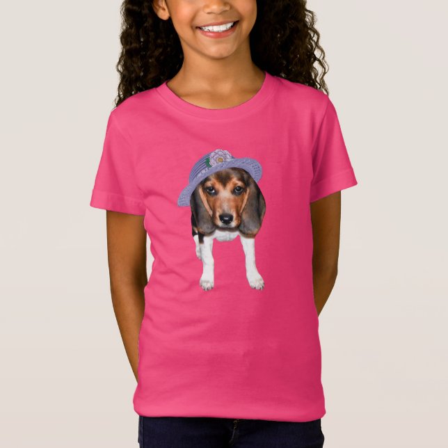 Camiseta T-Shirt do Beagle da páscoa (Frente)