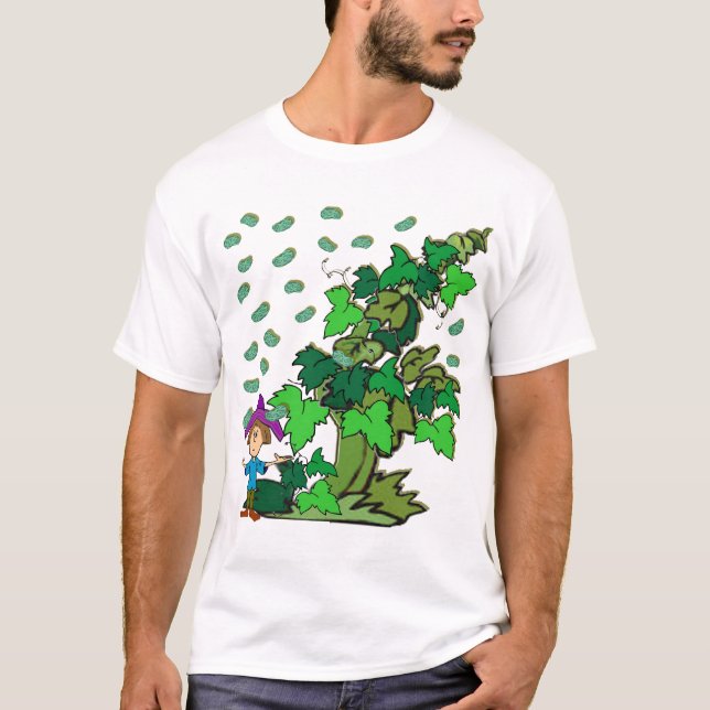 Camiseta T-shirt do Beanstalk (Frente)