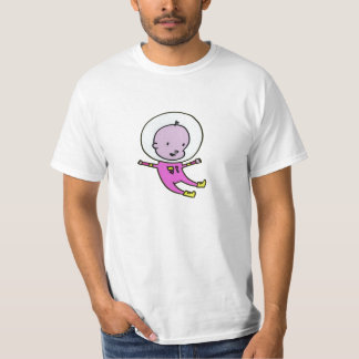 CAMISETA T-SHIRT DO BEBÊ DO ESPAÇO