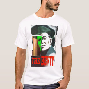 Camiseta T-shirt do bebendo de Glasgow Bevvy do vintage
