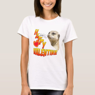 Camiseta T-shirt do Bella das mulheres de Meerkat dos