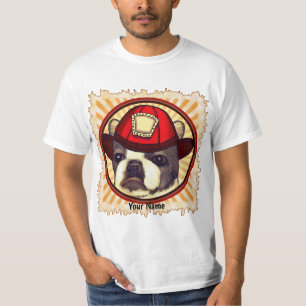 Camiseta T-Shirt do Bombeiro de Boston Terrier
