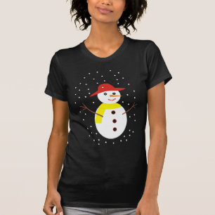 Camiseta T-shirt do boneco de neve