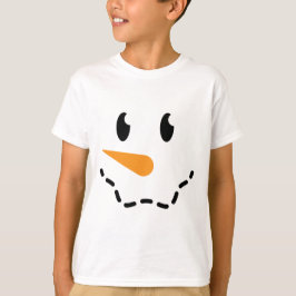 Camiseta T-shirt do boneco de neve do menino (design 2)