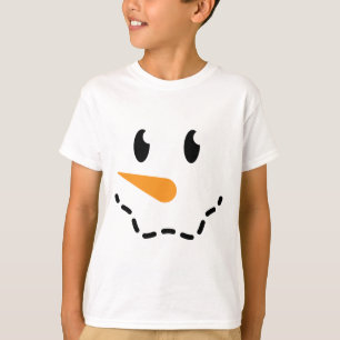 Camiseta T-shirt do boneco de neve do menino (design 2)
