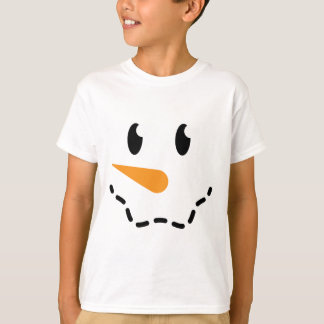 Camiseta T-shirt do boneco de neve do menino (design 2)