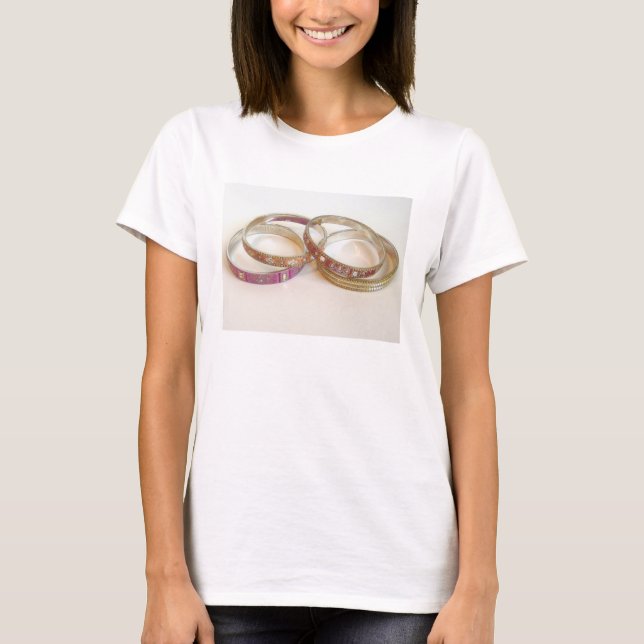 Camiseta T-shirt do bracelete (Frente)
