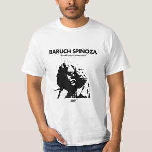 Camiseta T-shirt do branco de Baruch Spinoza