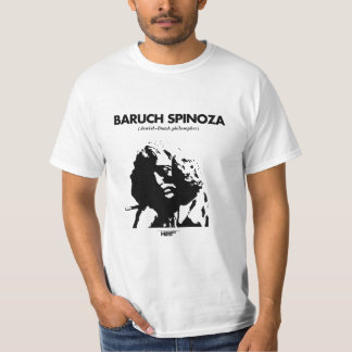 Camiseta T-shirt do branco de Baruch Spinoza