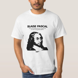 Camiseta T-shirt do branco de Blaise Pascal