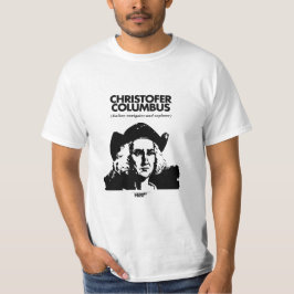 Camiseta T-shirt do branco de Cristóvão Colombo
