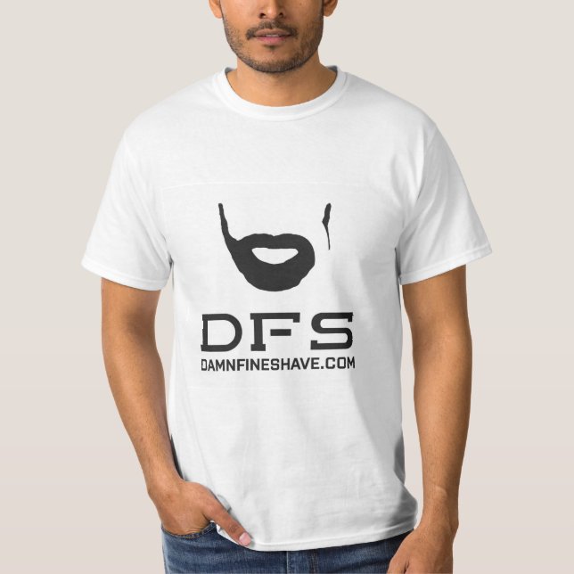 Camiseta T-shirt do branco de DFS (Frente)