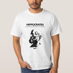 Camiseta T-shirt do branco de Hippocrates