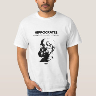 Camiseta T-shirt do branco de Hippocrates