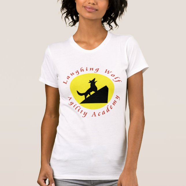 Camiseta T-shirt do branco de LWAA (Frente)